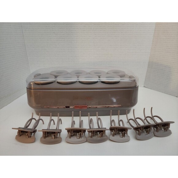 INFINITIPRO BY CONAIR Ceramic Flocked Hot Rollers 7 Clips - Picture 5 of 5